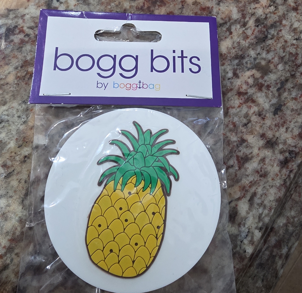 BOGG BAG White Round Pineapple Accessory Disc